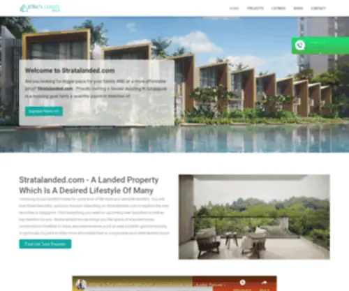 Stratalanded.com(Strata Landed with a wide variety of properties) Screenshot