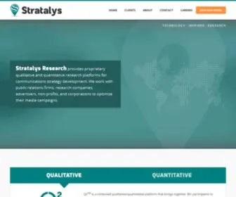 Stratalys.com(STRATALYS Research & Consulting) Screenshot