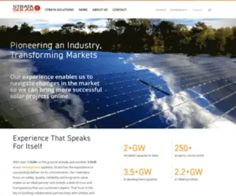 Stratasolar.com(Strata Solar) Screenshot