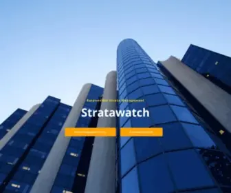 Stratawatch.ca(Strata Management Directory & Ratings) Screenshot