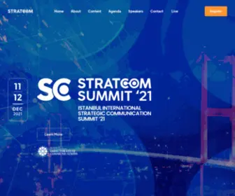 Stratcomsummit.com(Stratcom aims to become a leading platform) Screenshot