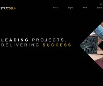 Stratdel.com(Project Management Firm) Screenshot
