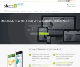 Stratebi.com(Soluciones de Negocio Business Intelligence) Screenshot