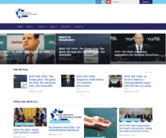 Strategic-Israel.org(Israel institute for strategic studies) Screenshot