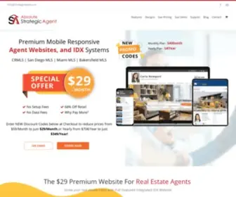 Strategicagent.com(Real estate website templates) Screenshot