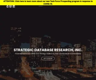 StrategiCDatabase.com(Strategic Database Research) Screenshot