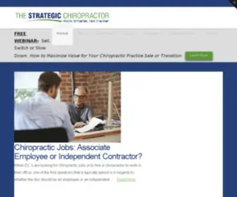 StrategiCDC.com(Strategic Chiropractor) Screenshot