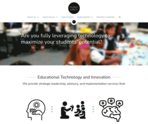 Strategicedtech.com(Strategic EdTech) Screenshot