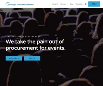 Strategiceventprocurement.com(Strategic Event Procurement) Screenshot