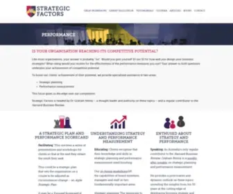 StrategicFactors.com(Strategic Factors) Screenshot