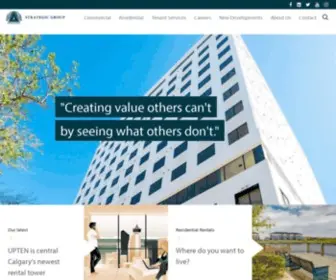 StrategicGroup.ca(Strategic Group) Screenshot
