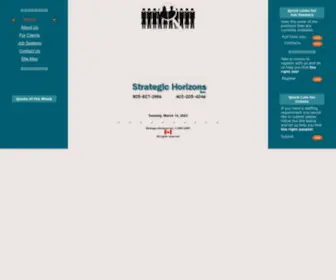 Strategichorizons.ca(Strategic Horizons Inc) Screenshot