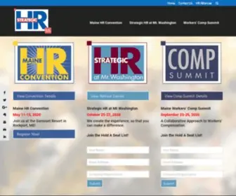 Strategichrus.com(Maine and New England human resource conferences) Screenshot