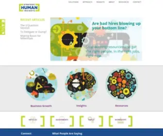 Strategichumaninsights.com(Strategic Human Insights) Screenshot