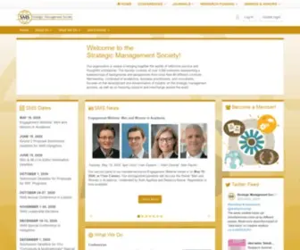 Strategicmanagement.net(Strategic Management Society) Screenshot