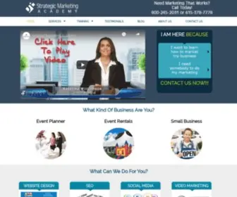 Strategicmarketingacademy.com(Marketing for Event Industry Professionals) Screenshot