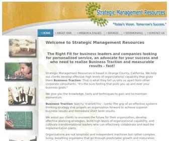 StrategicmGmtresources.com(Strategic Management Resources) Screenshot