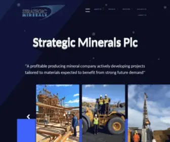 Strategicminerals.net(Strategic Minerals Plc) Screenshot