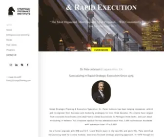 StrategicPlanning.com(Strategic Performance Institute) Screenshot