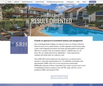 Strategicrealtyholdings.com(SRH) Screenshot