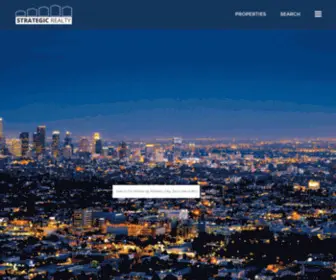 Strategicrealtyla.com(Strategic Realty LA) Screenshot