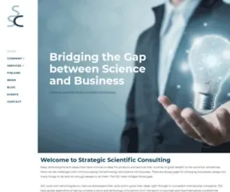 Strategicscientific.com(Strategic Scientific Consulting) Screenshot