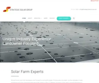 Strategicsolargroup.com(Solar Farm Solutions for Landowners) Screenshot