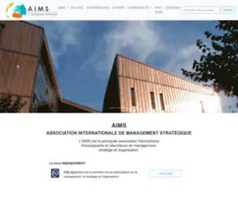 Strategie-Aims.com(AIMS Association Internationale de Management Strategique) Screenshot