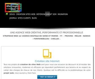Strategie-Web.com(Agence web Melun) Screenshot