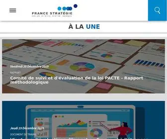 Strategie.gouv.fr(L’action de France Stratégie repose sur quatre métiers) Screenshot