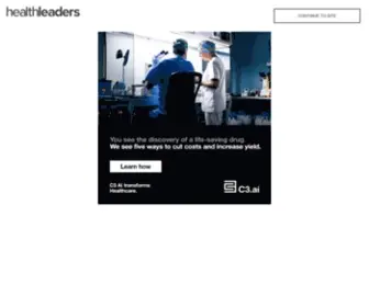 Strategiesfornursemanagers.com(HealthLeaders Media) Screenshot