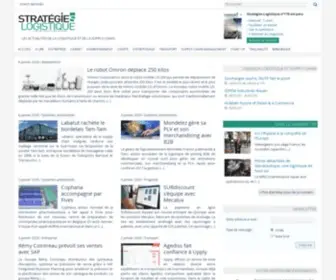 Strategieslogistique.com(Stratégies) Screenshot