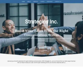 Strategiesmarketinginc.com(Strategies Inc) Screenshot