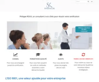 Strategik.fr(ISO 9001) Screenshot