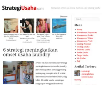 Strategiusaha.com(安全检测) Screenshot