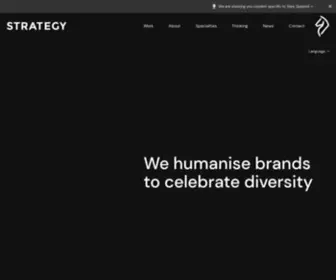 Strategy.co.nz(A global collective of diverse and curious brand experts) Screenshot