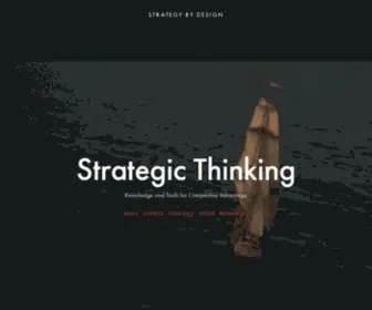 Strategybydesign.org(Strategic Thinking) Screenshot