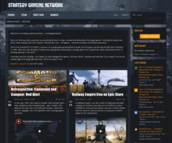 Strategygaming.net(Strategy Gaming Network) Screenshot