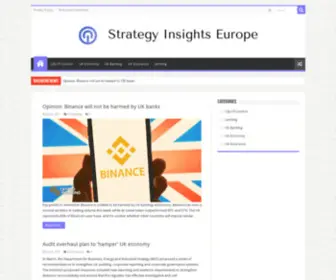 Strategyinsightseurope.co.uk(Strategy Insights Europe) Screenshot