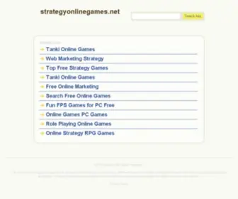 Strategyonlinegames.net(Online Strategy Games) Screenshot