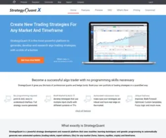 StrategyQuant.com(Create your own algo) Screenshot