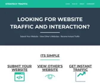 Strategytraffic.com(Strategy Traffic Marketing Tools) Screenshot