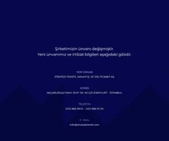 Stratejifactoring.com(Strateji Factoring) Screenshot