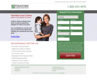 Stratfordcareerinstitute.com(Stratford Career Institute) Screenshot