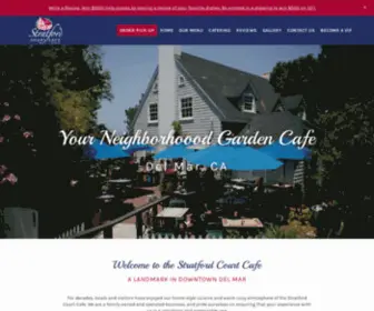 Stratfordcourtcafe.com(Stratford Court Cafe) Screenshot