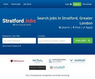 Stratfordjobs.co.uk Screenshot