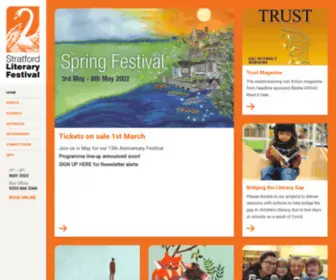Stratfordliteraryfestival.co.uk(The Festival) Screenshot