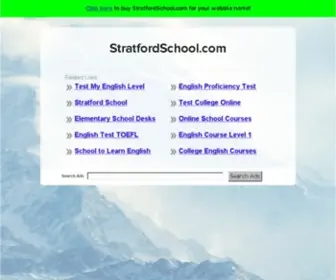 Stratfordschool.com(The Leading Stratford School Site on the Net) Screenshot
