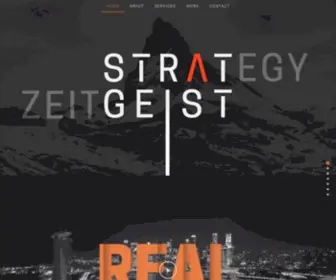 Stratgeist.com(Social media marketing) Screenshot