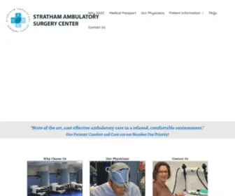 Strathamasc.com(Stratham Ambulatory Surgery Center) Screenshot